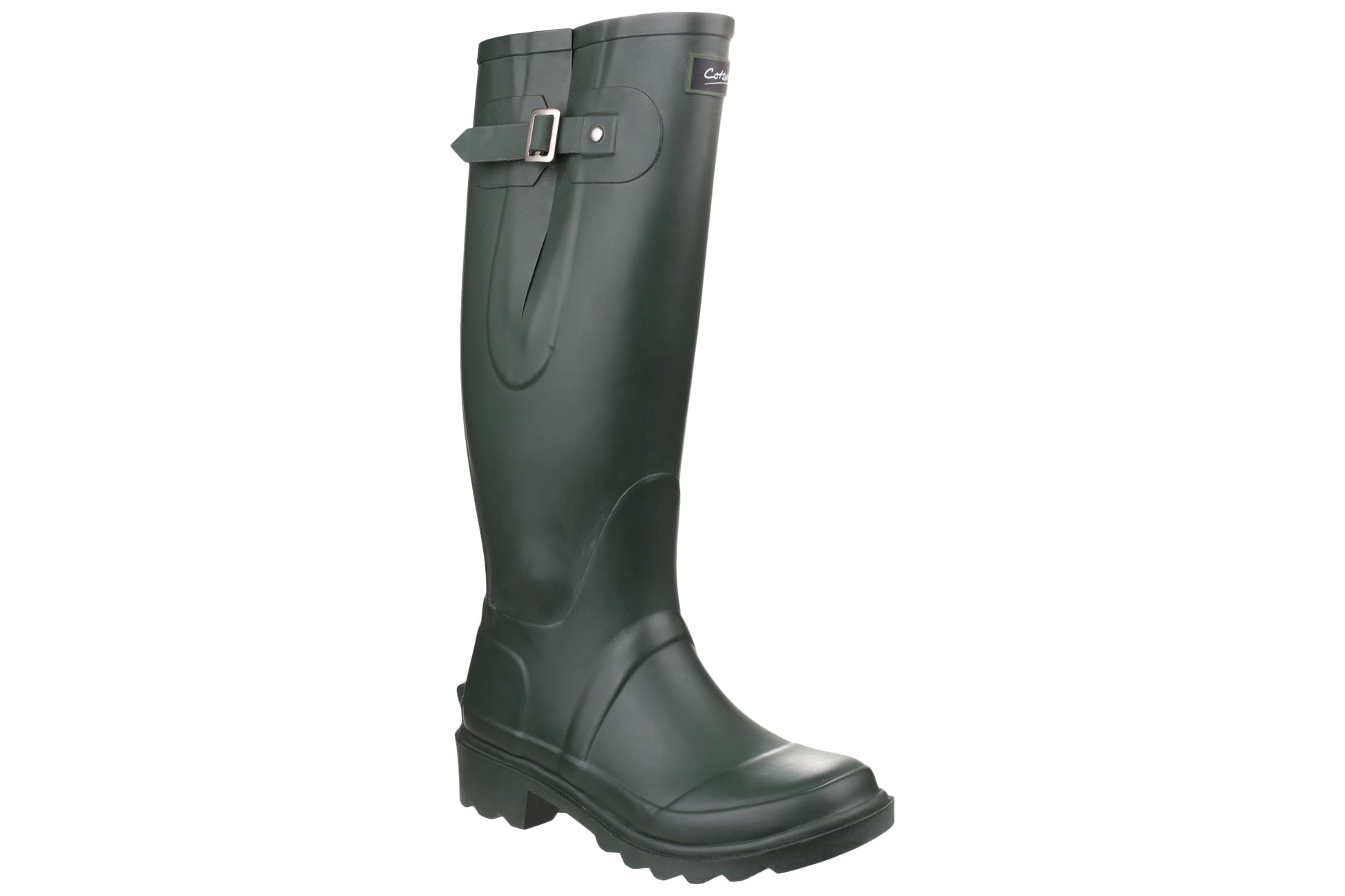 cotswold-ragley-plain-rubber-wellingtons-green-front