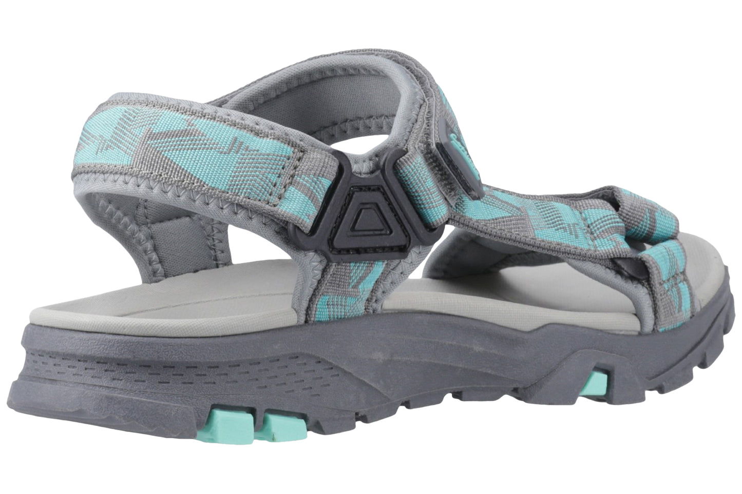 Cotswold Stanton Grey/Turquoise Womens Sandals