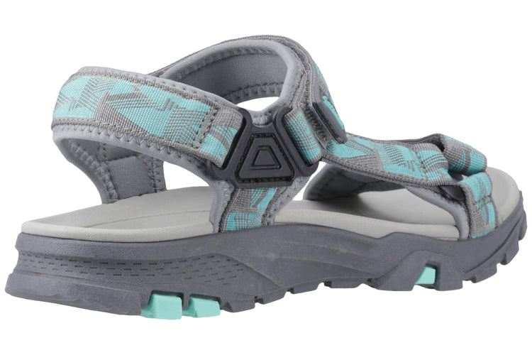 Cotswold Stanton Grey/Turquoise Womens Sandals