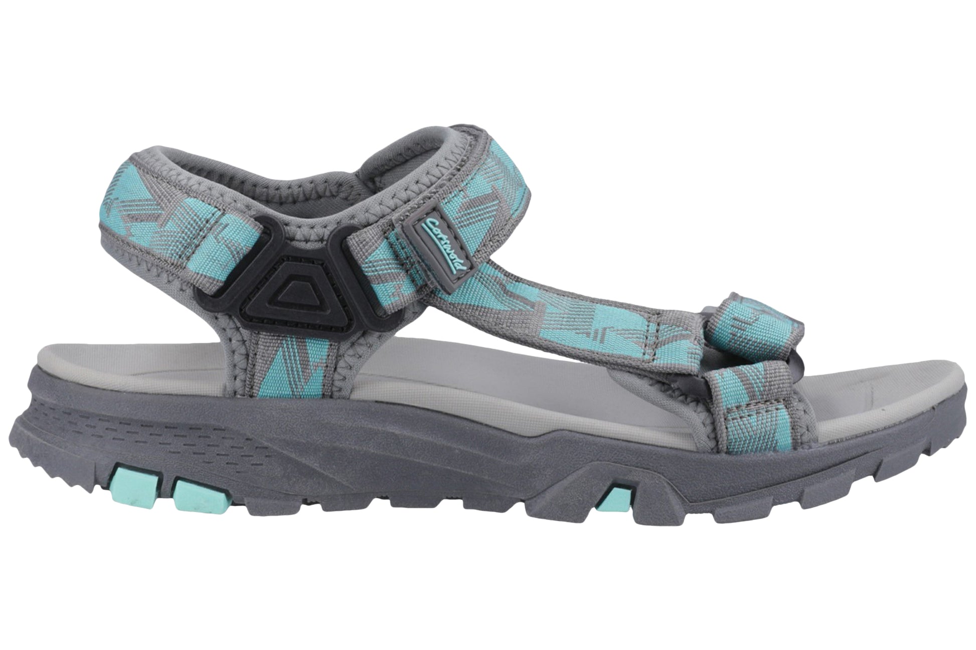 cotswold-stanton-sandal-ladies-summer-grey-turquoise-right-side