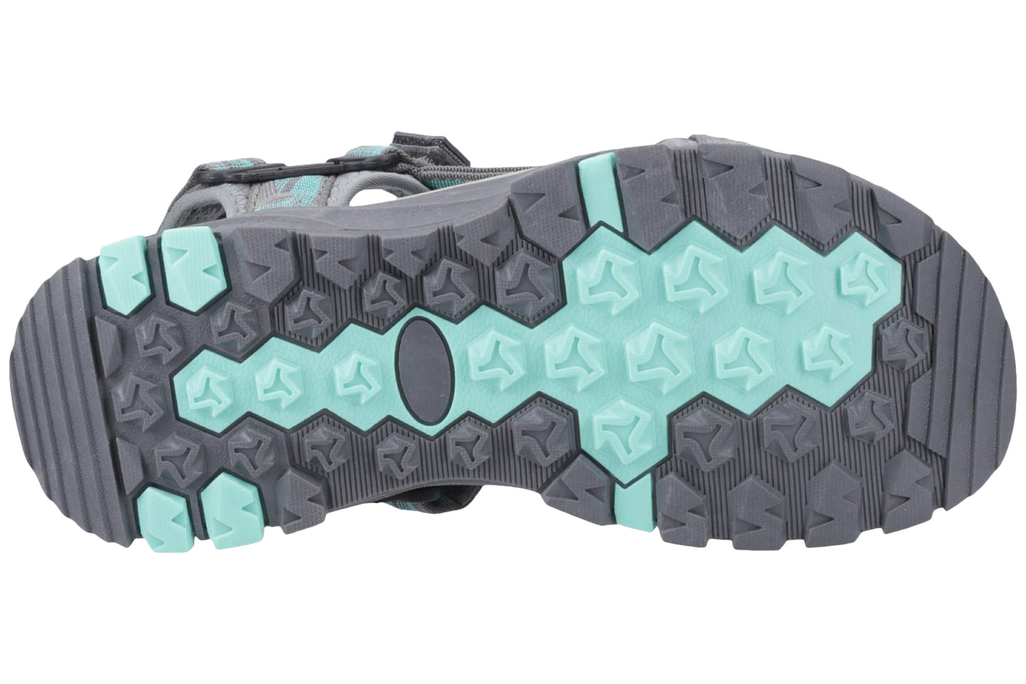 Cotswold Stanton Grey/Turquoise Womens Sandals