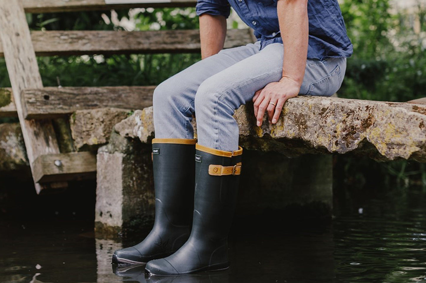 Cotswold Stratus M Green Mens Wellies & Work Boots