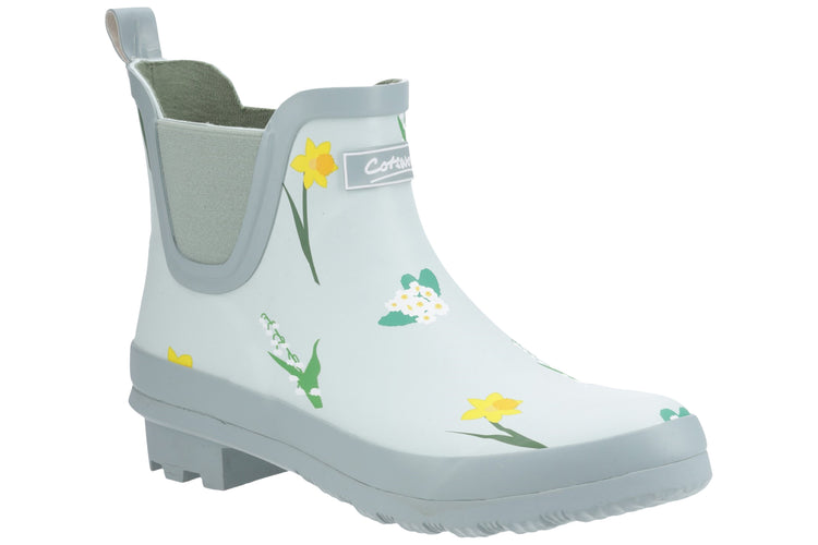 Cotswold Wildflower Ankle Mint Womens Wellingtons