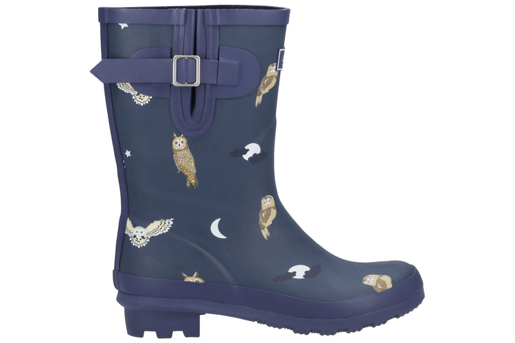 Cotswold Woodland Mid Owls Womens Wellingtons