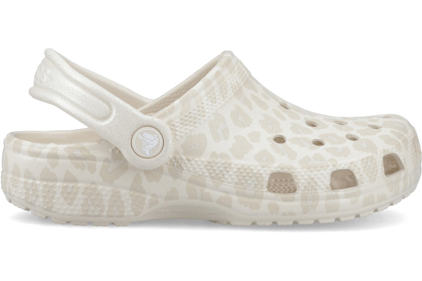 Crocs Classic Animal Clog Kid Almond Tint/Leopard Girls Sandals