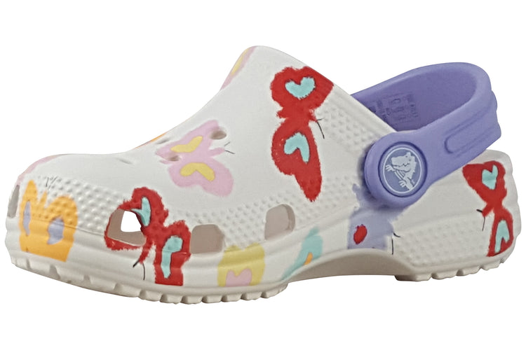 Crocs Classic Butterfly 211255 Chalk Girls Sandals