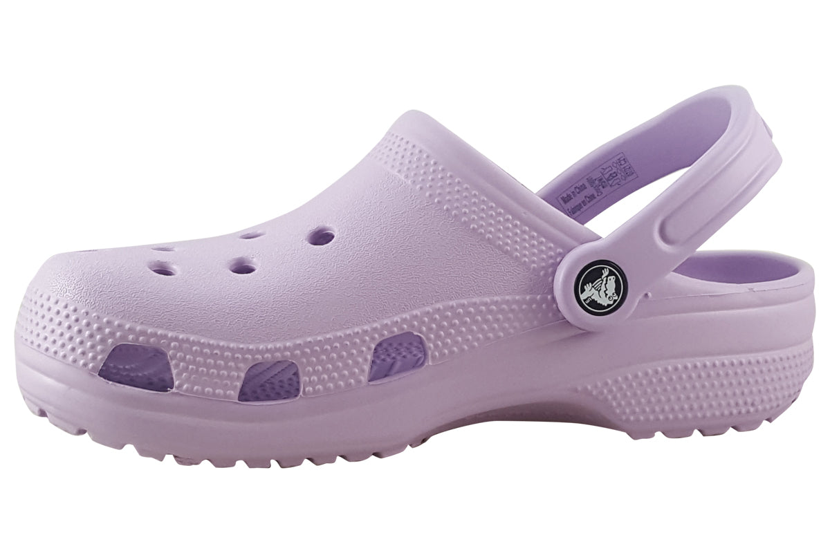 crocs classic clog 10001 lavender left