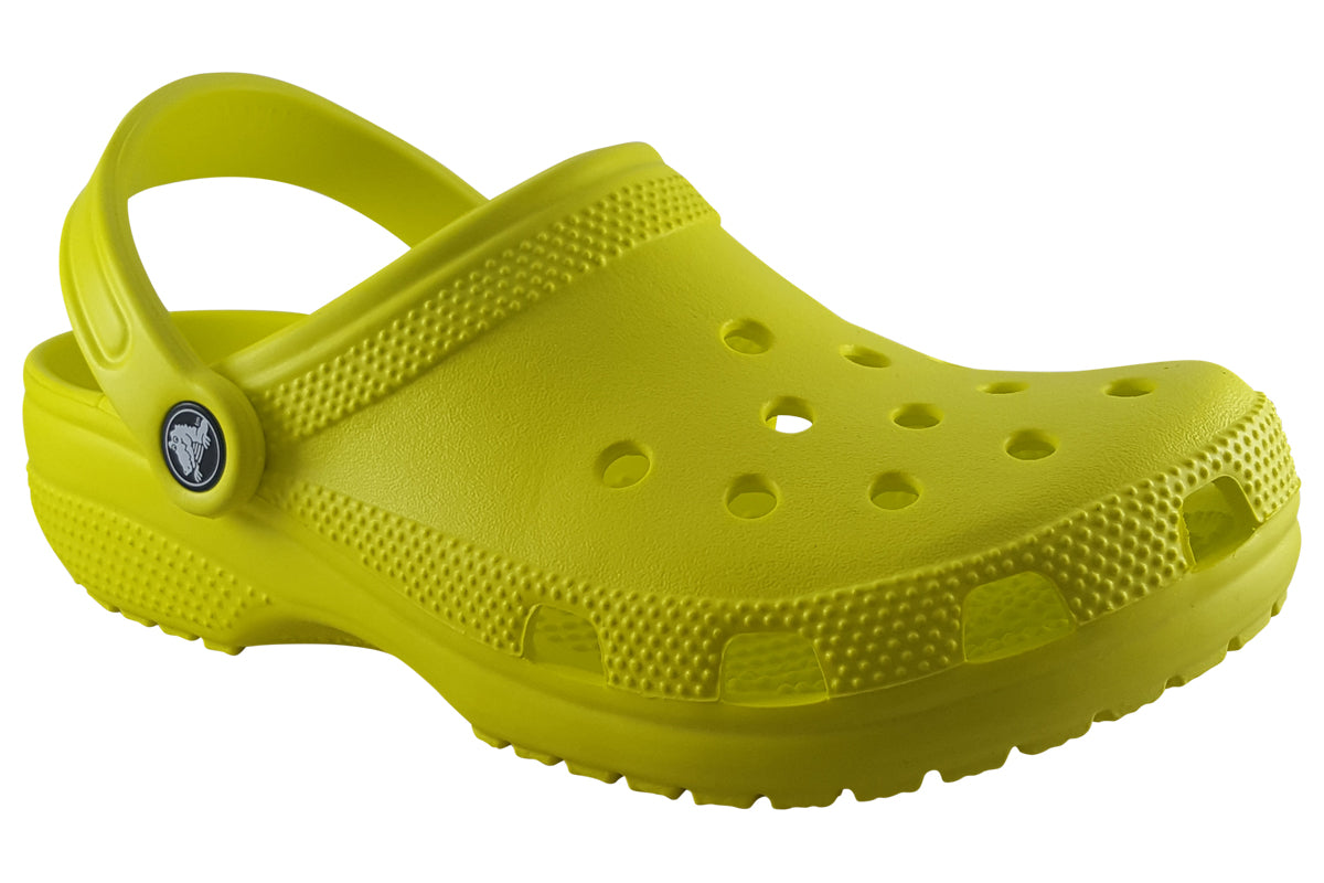 crocs classic clog 206991 acidity yellow right