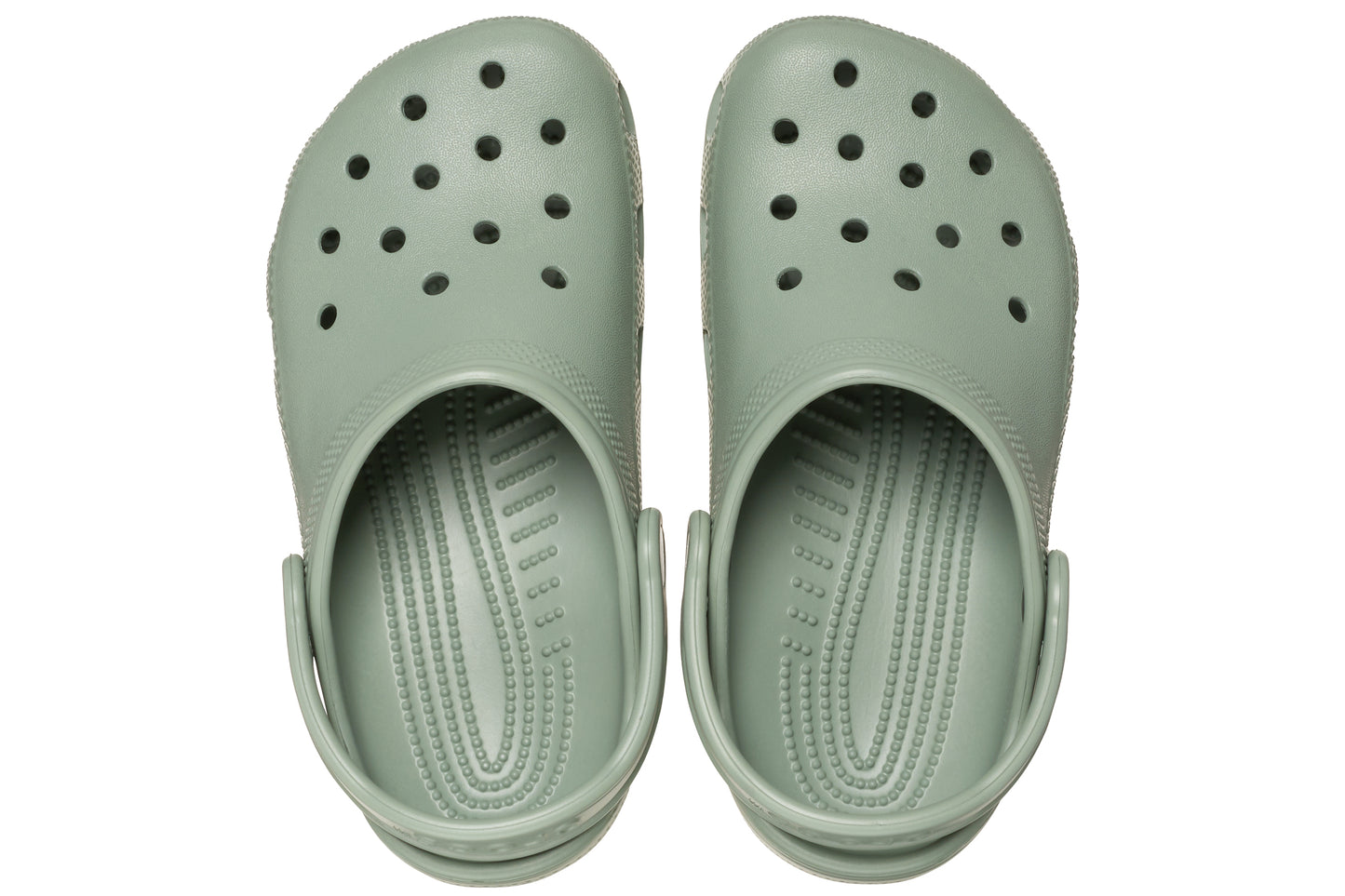 crocs classic clog 206991 moss top