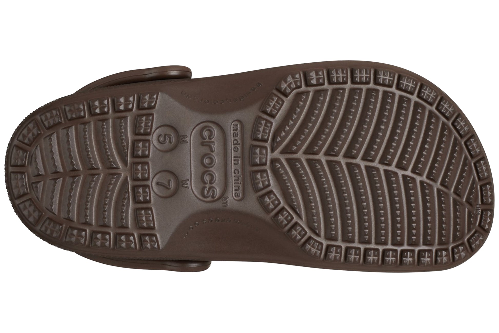 crocs-classic-clog-coffee-unisex-beach-sole