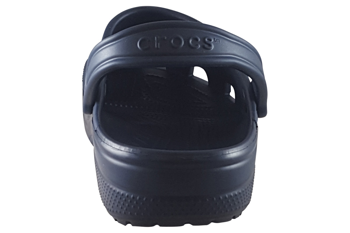 crocs classic clog m navy back