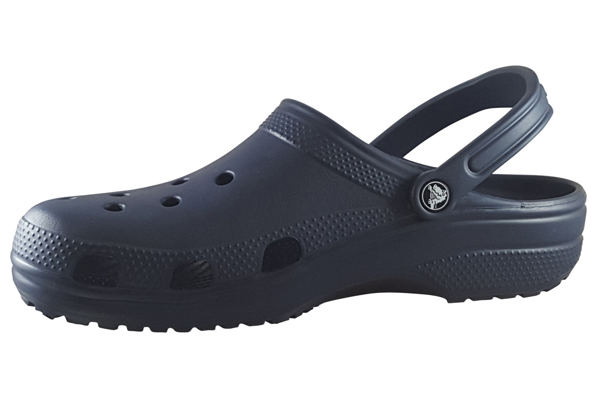 crocs classic clog m navy left