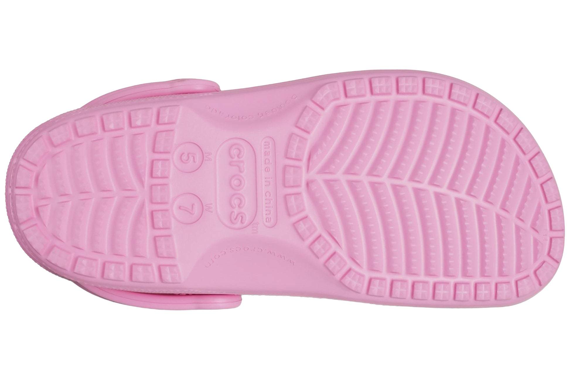 crocs-classic-clog-pink-tweed-unisex-beach-sole