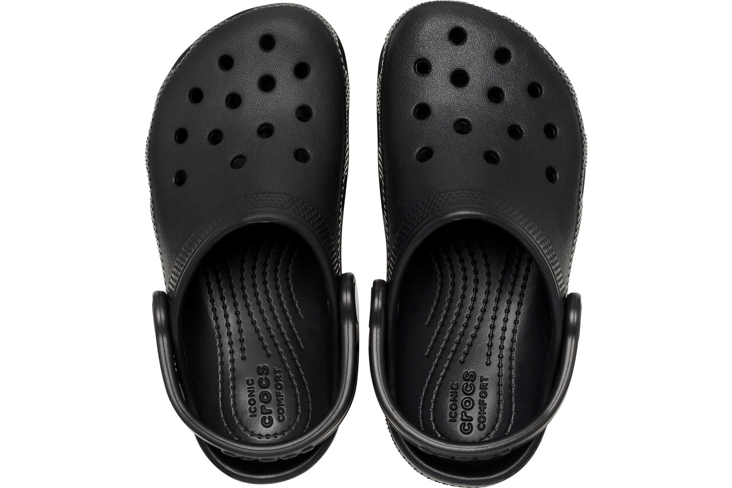 Crocs Classic Clog Toddler B Black Girls Sandals