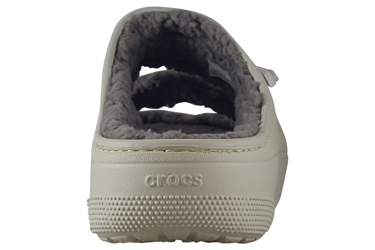 Crocs Classic Cozzzy Sandal 207446 Bone/Mushroom Womens Slippers