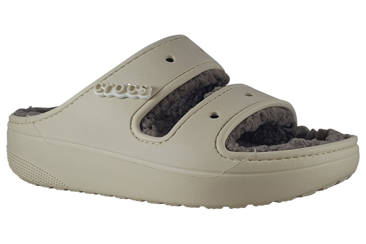 Crocs Classic Cozzzy Sandal 207446 Bone/Mushroom Womens Slippers