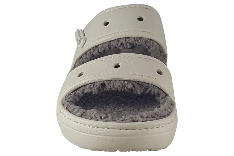 Crocs Classic Cozzzy Sandal 207446 Bone/Mushroom Womens Slippers