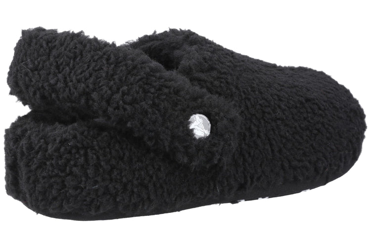 Crocs Classic Cozzzy Black Boys Sandals