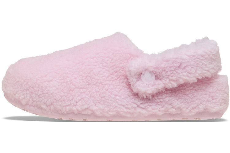 Crocs Classic Cozzzy Slipper Pink Milk Womens Slippers