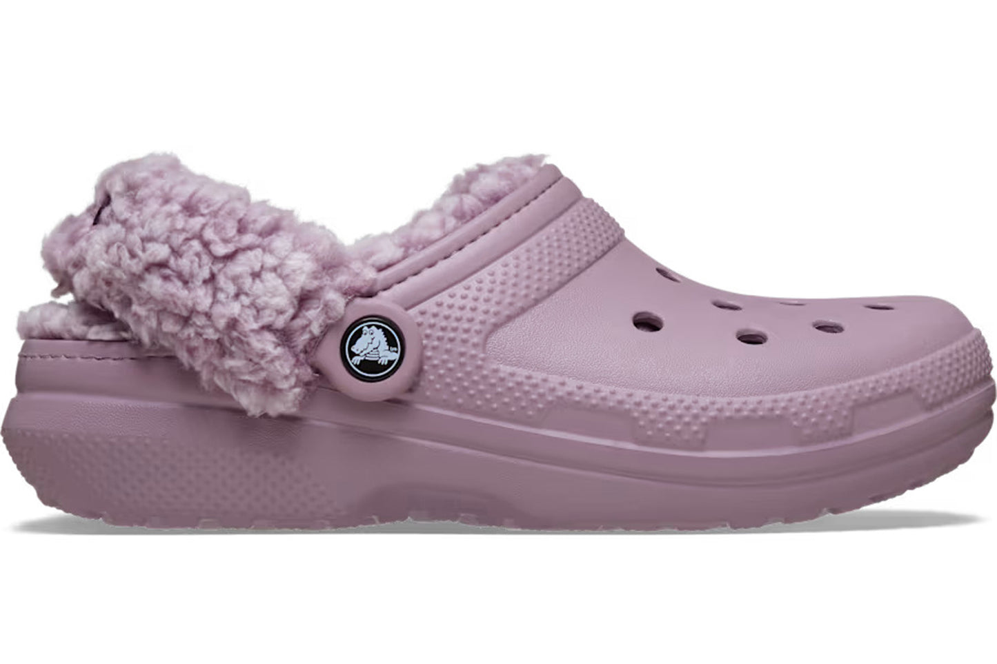 Crocs Cl Flee Li Clog 211396-5EO Dusky Lilac Womens Slippers