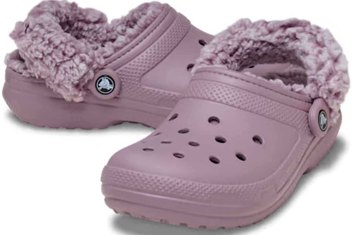 Crocs Cl Flee Li Clog 211396-5EO Dusky Lilac Womens Slippers
