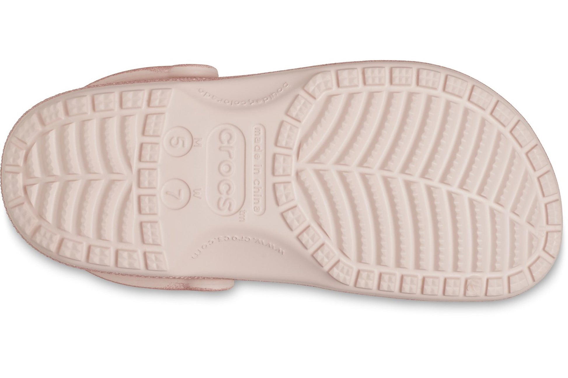 crocs-classic-glitter-clog-quartz-unisex-sandal-sole