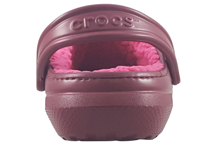 Crocs Classic Lined Clog 203591 Beetroot Womens Slippers