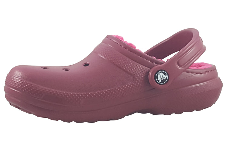 Crocs Classic Lined Clog 203591 Beetroot Womens Slippers
