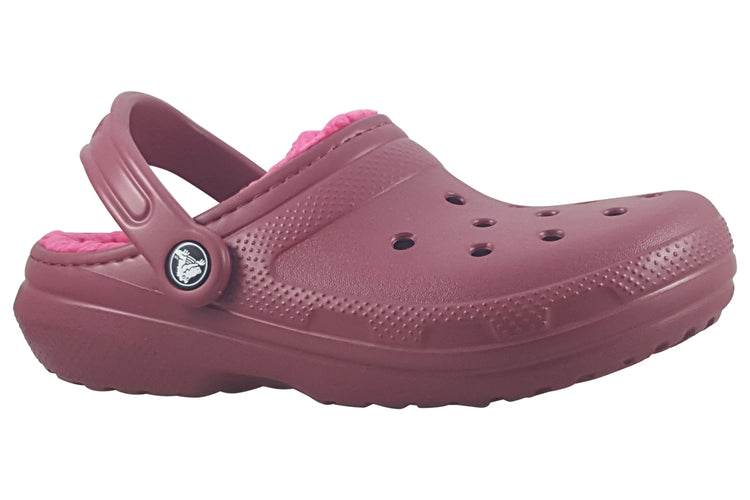 Crocs Classic Lined Clog 203591 Beetroot Womens Slippers