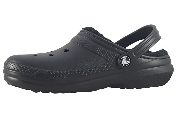 Crocs Classic Lined B 207010 Black/Black Boys Slippers