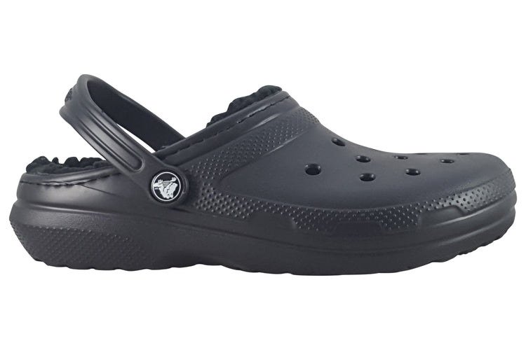 Crocs Classic Lined B 207010 Black/Black Boys Slippers