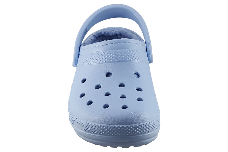 Crocs Classic Lined Clog 203591 Blue Calcite Womens Slippers
