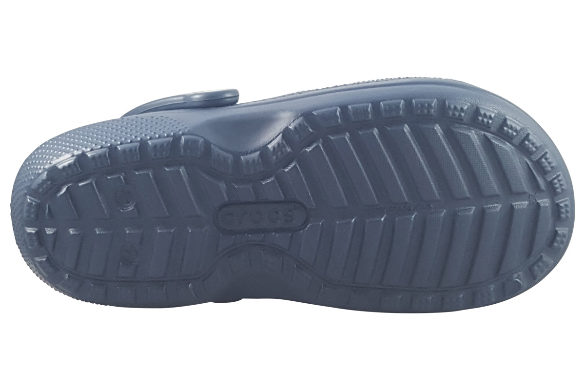 crocs classic lined clog navy charcoal sole