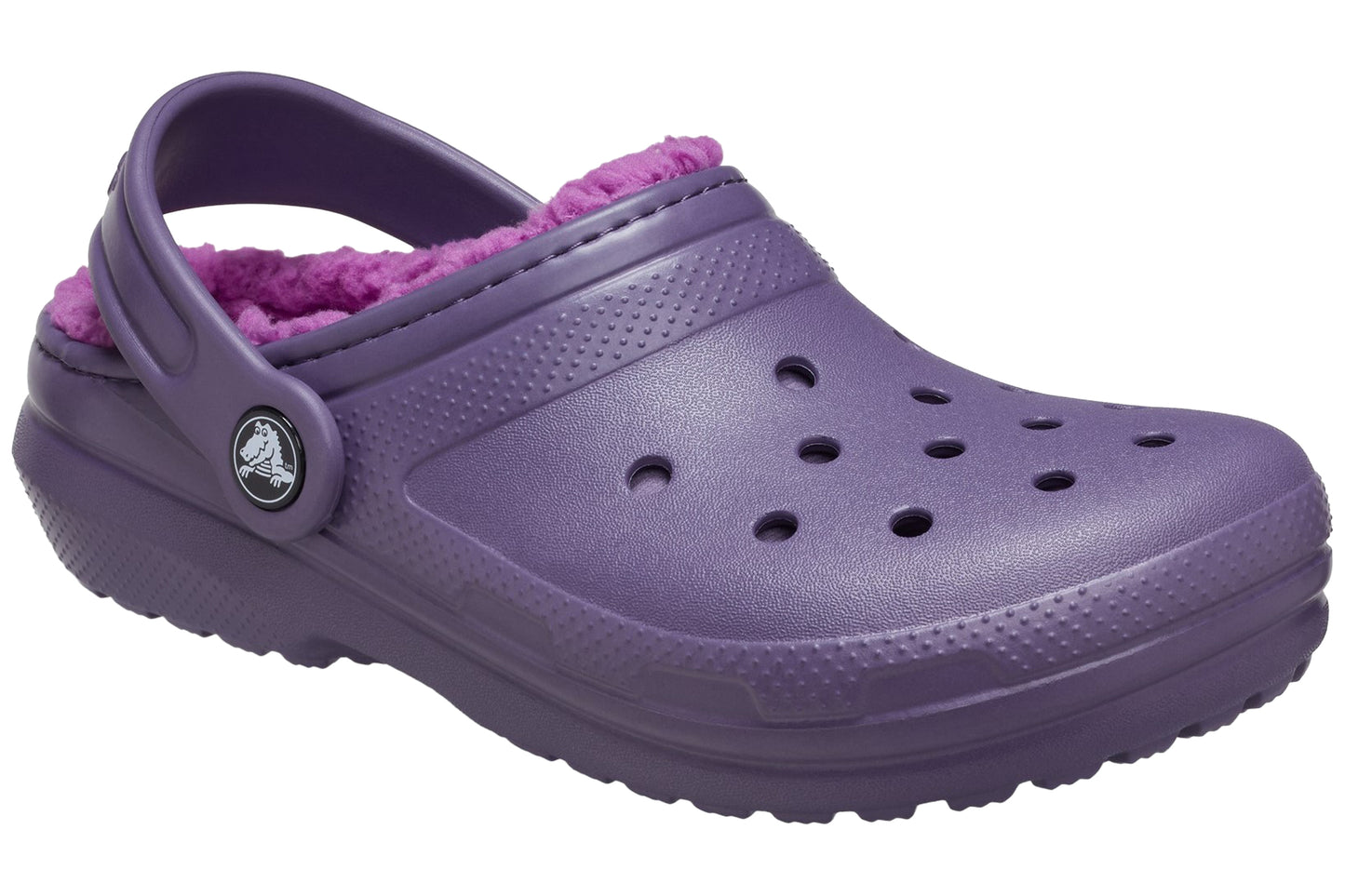 Crocs Classic Lined Clog 207010 Nightshade Girls Slippers