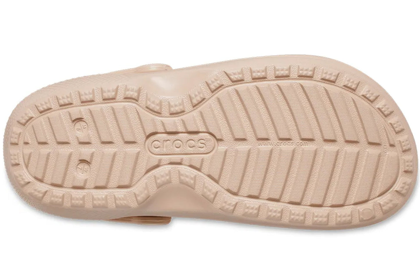 Crocs Classic Lined Clg W 203591 Pink Caramel Womens Slippers