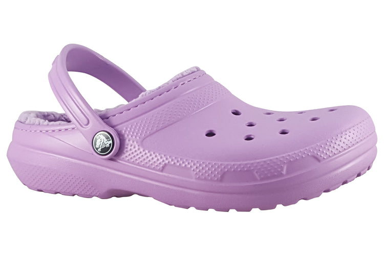Crocs Classic Lined G 207010 Orchid Girls Slippers
