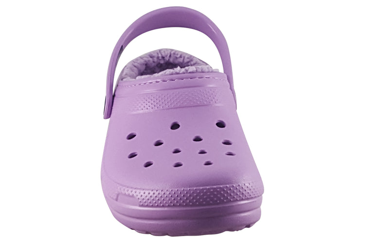 Crocs Classic Lined G 207010 Orchid Girls Slippers