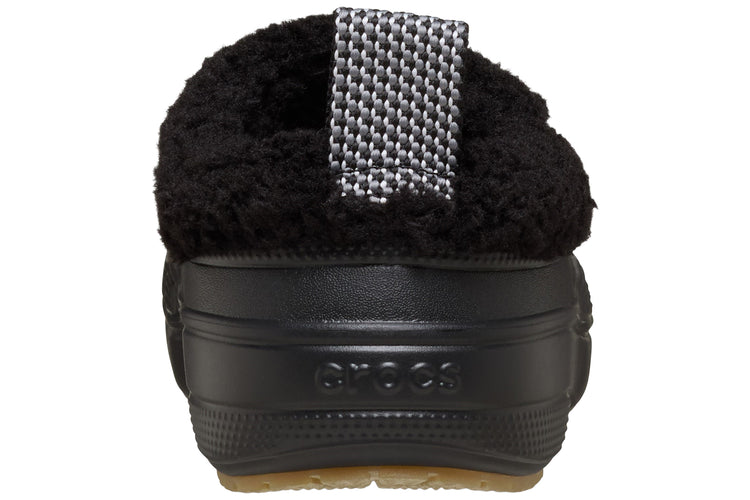 Crocs Classic Lined Shorty M Black Mens Sandals