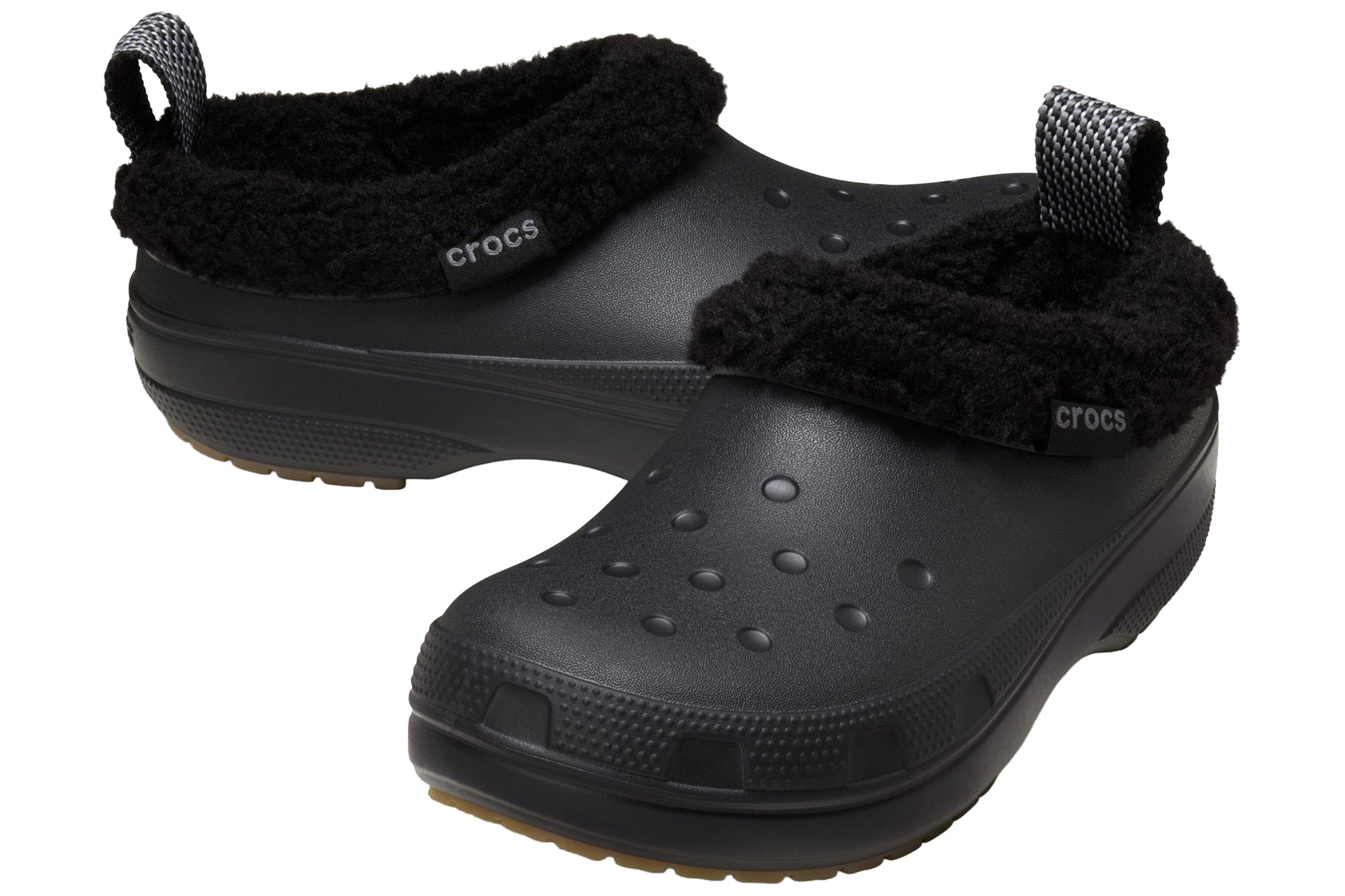 crocs-classic-lined-shorty-black-classic-mens-slippers-left-angle-pair