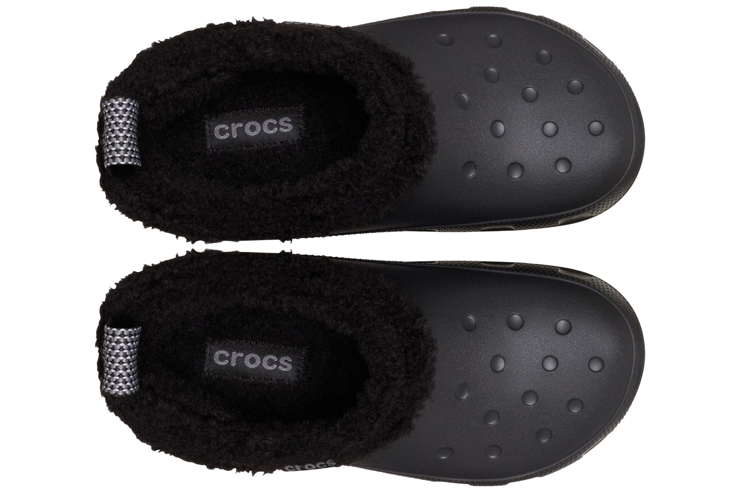 Crocs Classic Lined Shorty M Black Mens Slippers