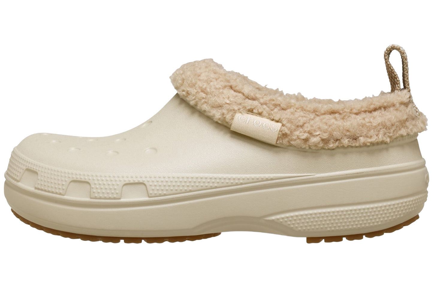 Crocs Classic Lined Shorty M Sandstone Mens Slippers