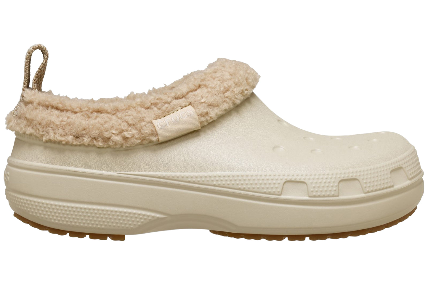 Crocs Classic Lined Shorty M Sandstone Mens Slippers