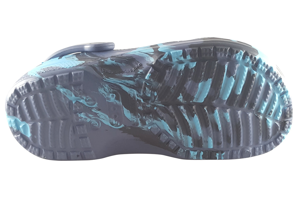 crocs classic marble 207464 navy sole