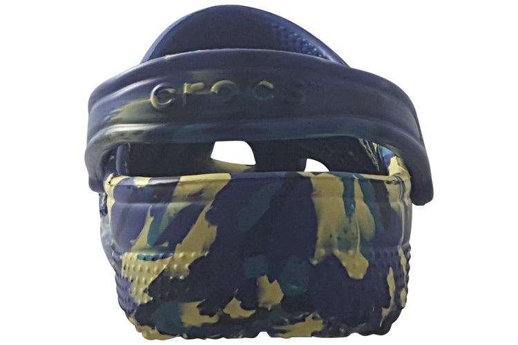 Crocs Classic Marb B 207464-4RR Navy Teal Boys Sandals