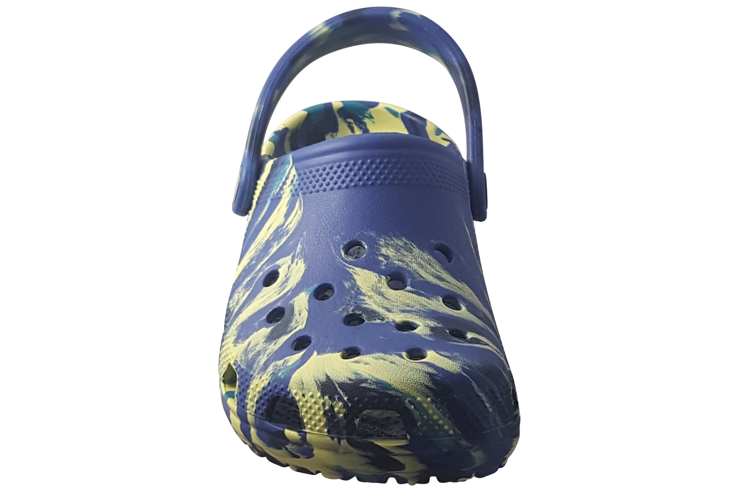 Crocs Classic Marb B 207464-4RR Navy Teal Boys Sandals