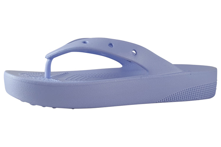 Crocs Classic Platform Flip 207714 Moon Jelly Womens Sandals