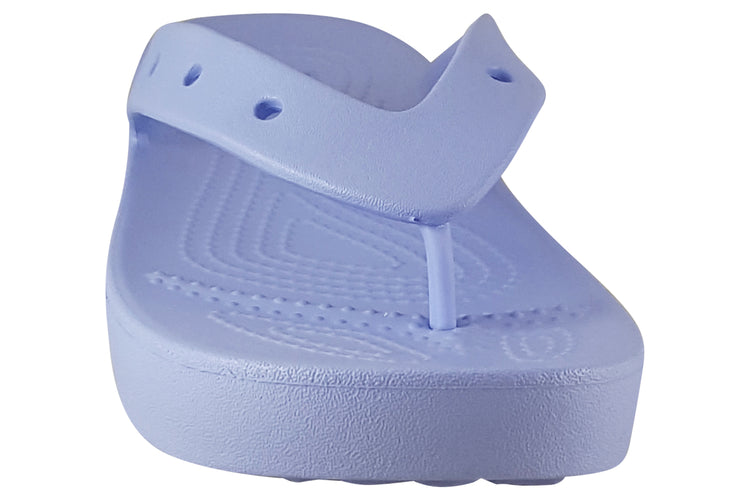 Crocs Classic Platform Flip 207714 Moon Jelly Womens Sandals