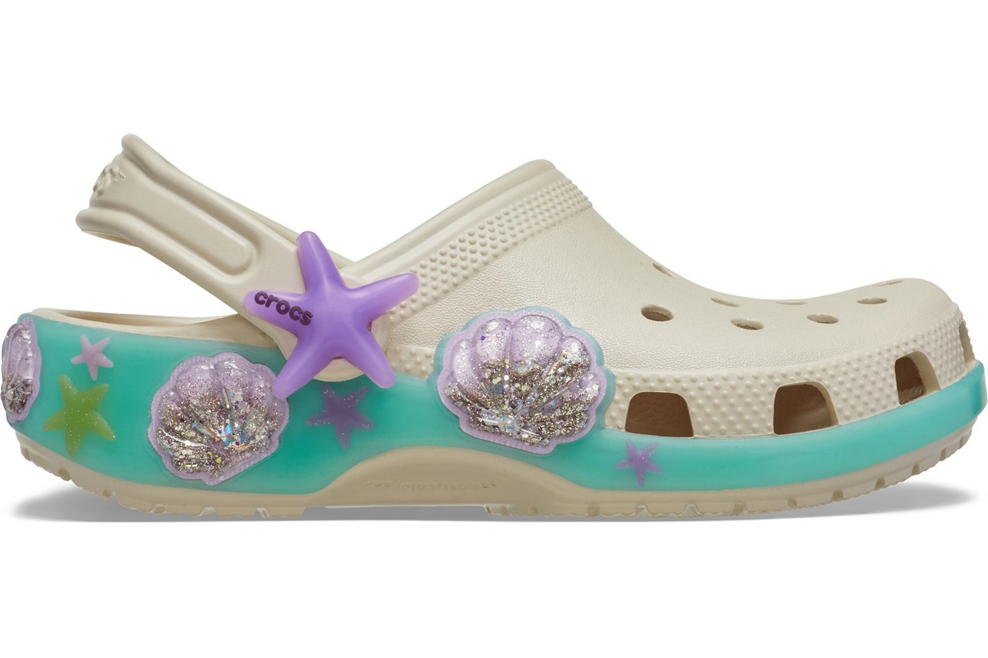 crocs-classic-sea-sparkle-clog-frappe-childrens-sandal-right