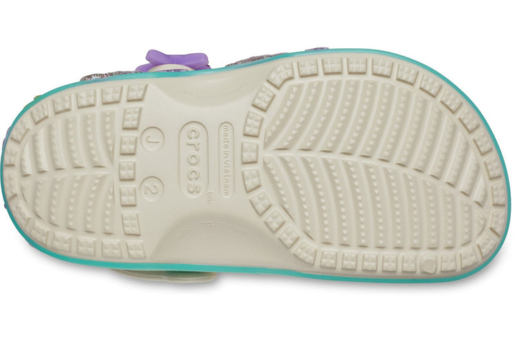 Crocs Classic Sea Sparkle Clog Frappe Girls Sandals