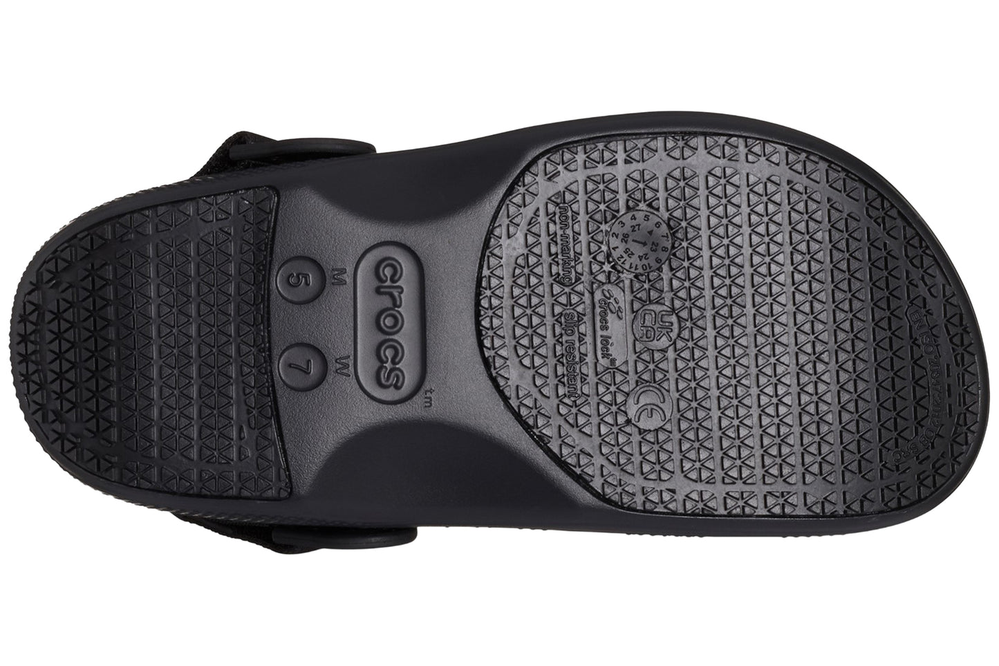 Crocs Classic Work Clog M Black Mens Sandals